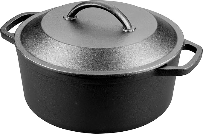 VORRINGARD Pre-Seasoned Cast Iron Dutch Oven - Image 9