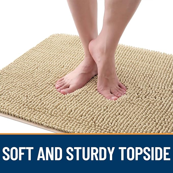 OLANLY Dog Door Mat for Muddy Paws 47x24, Absorbs Moisture and Dirt, Absorbent - Image 4