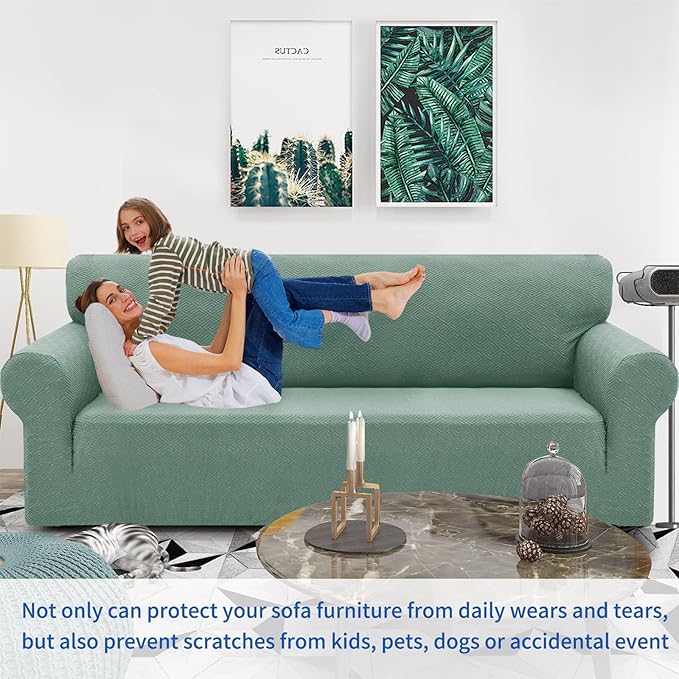 ZNSAYOTX 1 Piece Jacquard Couch Covers - Image 2