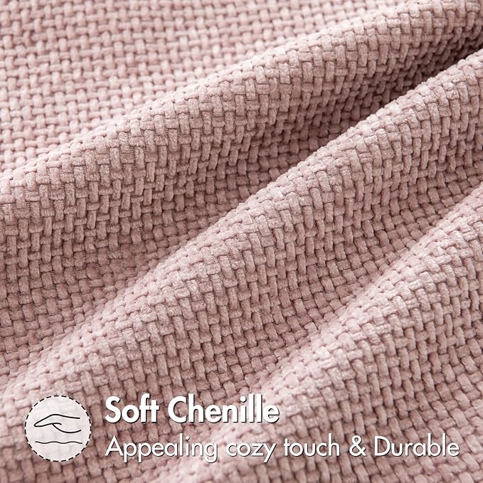 MIULEE Pack of 2 Couch Throw Pillow Covers 20x20 Inch Aesthetic Pink Modern - Image 6