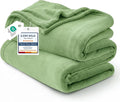 Bedsure GentleSoft Green Throw Blanket by BEDSURE
