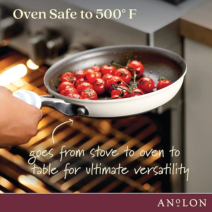 Anolon Achieve Hard Anodized Nonstick Frying Pan/Skillet, 8.25 Inch - Image 4