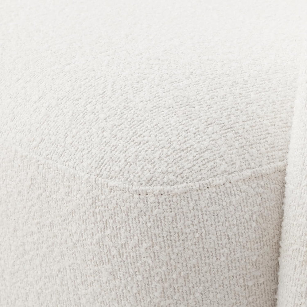 Zihanhome Boucle Swivel Accent Chair, No Assembly Upholstered Armchair