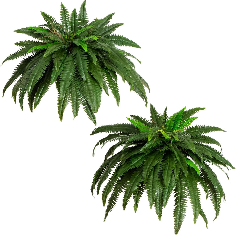 Nearly Natural 48in Boston Fern Artificial Plant, Large Hanging Fake Plant wi...