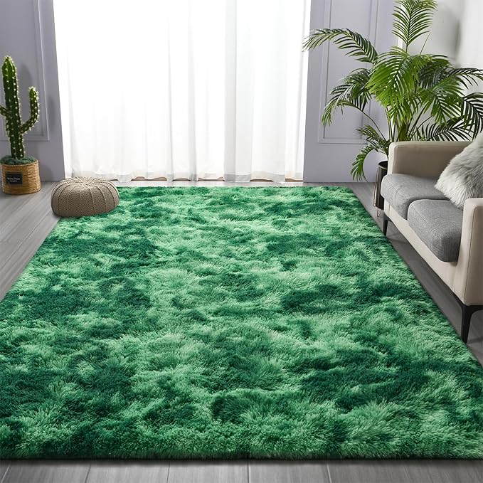 Deerhoo Large Shag Area Rugs 5 x 8, Plush Fuzzy Rugs - Image 2