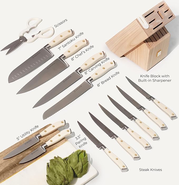 Styled Settings White Knife Set - Image 3