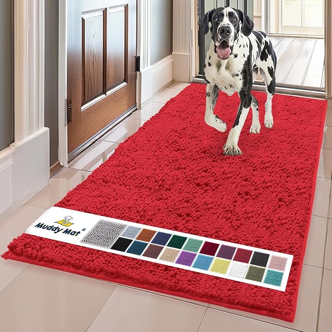 Muddy Mat® | Super Absorbent Door Mat Indoor, Microfiber Quick Dry Chenille by MuddyMat%C2%AE