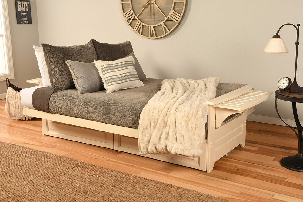 Kodiak Furniture Futon Set, Linen Stone
