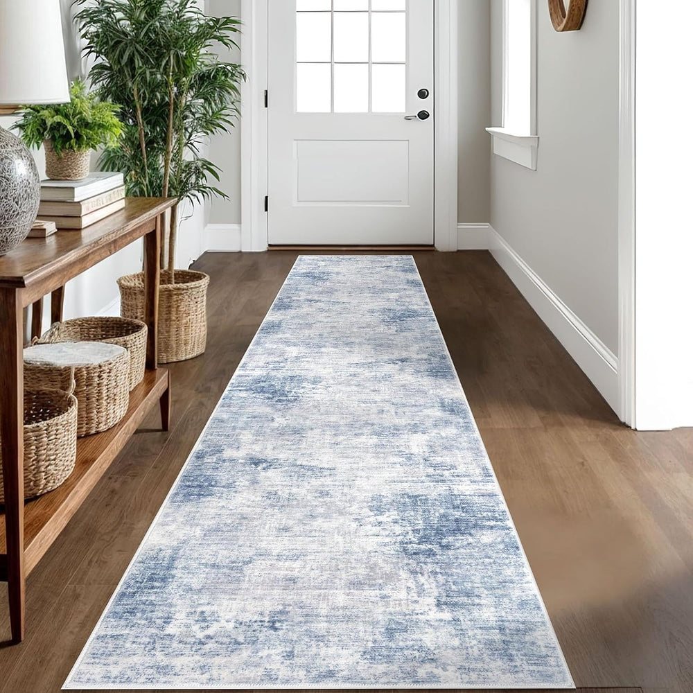 IOHOUZE Abstract Runner Rug 2x10 Ft Washable Runners
