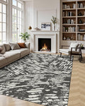 Latte&Fog 5x7 Area Rugs for Living Room Bedroom, Modern Abstract Washable Rug by LatteFog