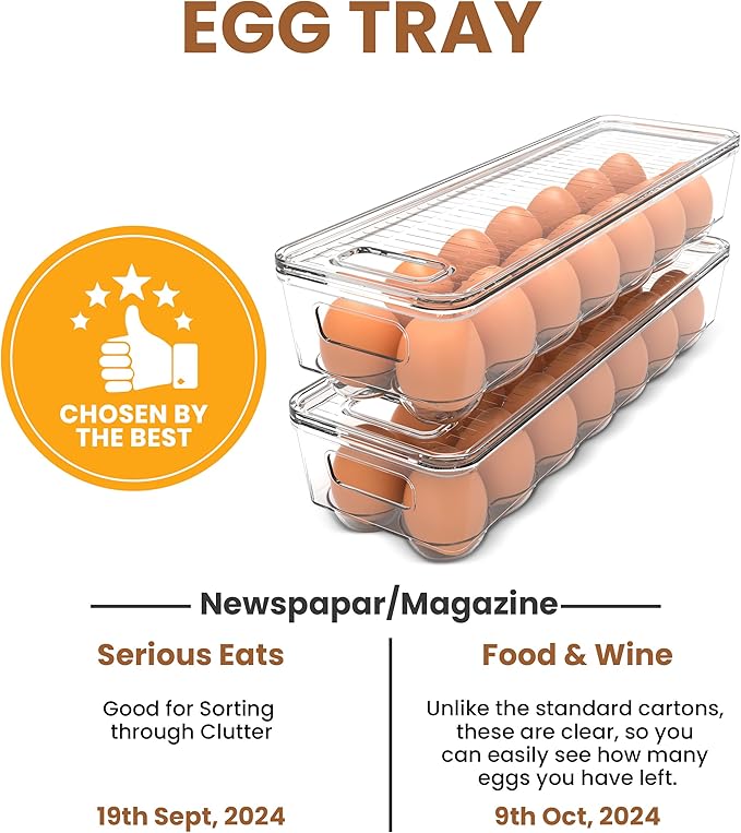 Utopia Home Egg Container With Lid and Handle - Image 8