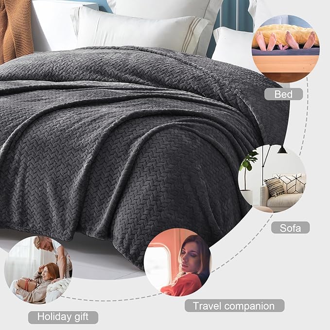 Exclusivo Mezcla Fleece Queen Size Blanket - Image 3