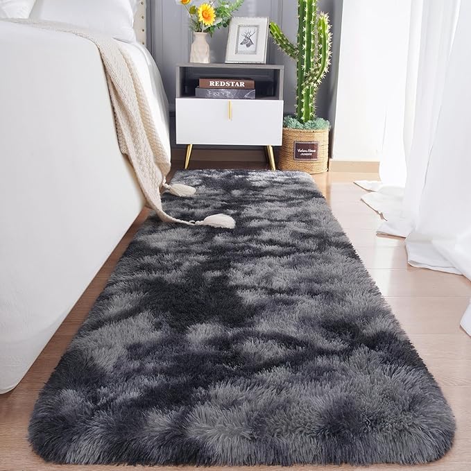 Chicrug Soft Runner Rugs for Bedroom Living Room Plush Fluffy Rug 2x8 Feet by ChicrugHomeDecor