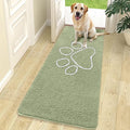 OLANLY Dog Door Mat for Muddy Paws 70x24, Paw Print Design, Absorbs Moisture by OLANLY