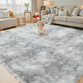 Rugs for Living Room 6x9, Alfombras para Salas Shag Large Plush Soft Area Rug by Junhejiamei