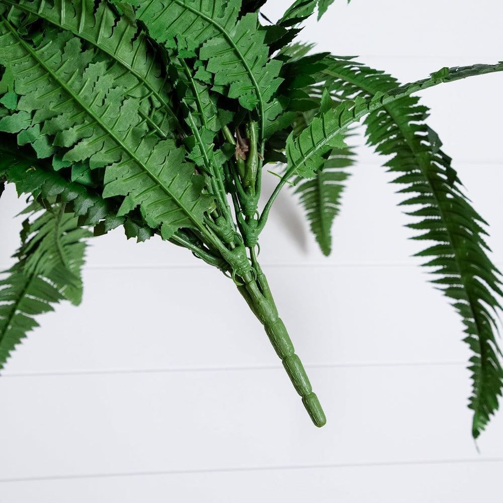 Nearly Natural 48in Boston Fern Artificial Plant, Large Hanging Fake Plant wi...