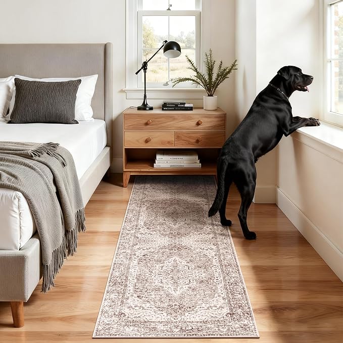 Lofus 2x8 Runner Rug for Hallways, Washable Kitchen Rugs, Non-Slip Rugs for - Image 3