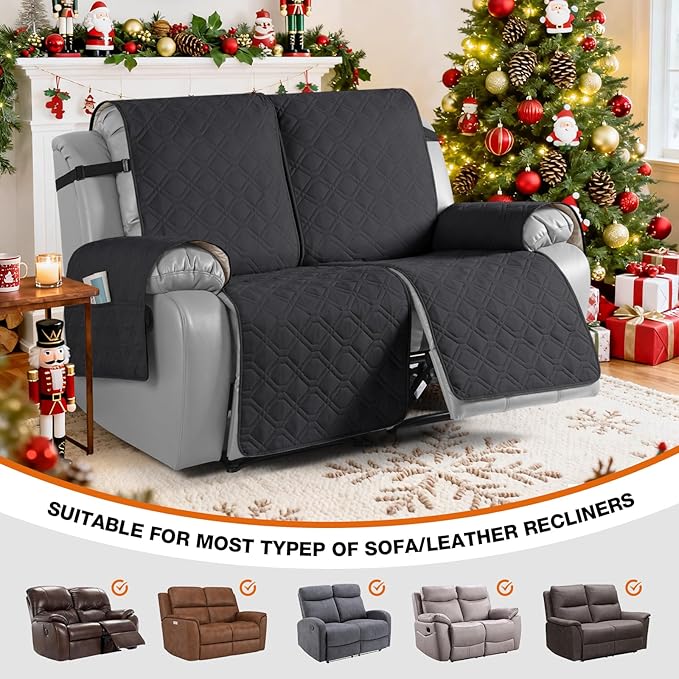 VANSOFY Waterproof Recliner Couch Covers, Sofa Covers 1-Piece Washable - Image 5