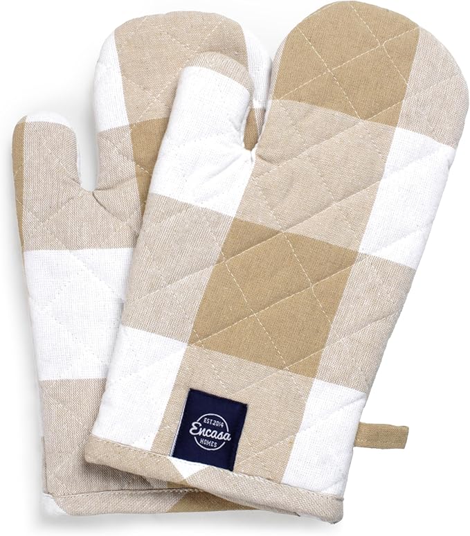 Encasa XO Long 12"x7" Oven Microwave Hand Gloves Mitts by EncasaXO