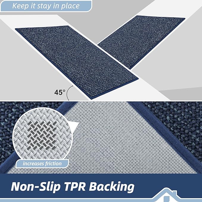 BEQHAUSE Kitchen Runner Rugs 20"x48", Non-Slip Kitchen Mats - Image 4