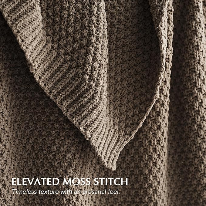 EVERGRACEHOME Chunky Chenille Knit Throw Blanket - Image 2