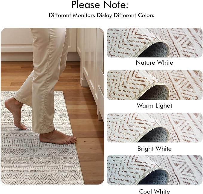 3x7 Washable Hallway Runner Rug - Image 4