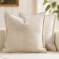 MIULEE Decorative Euro Sham Throw Pillow Covers by MIULEE