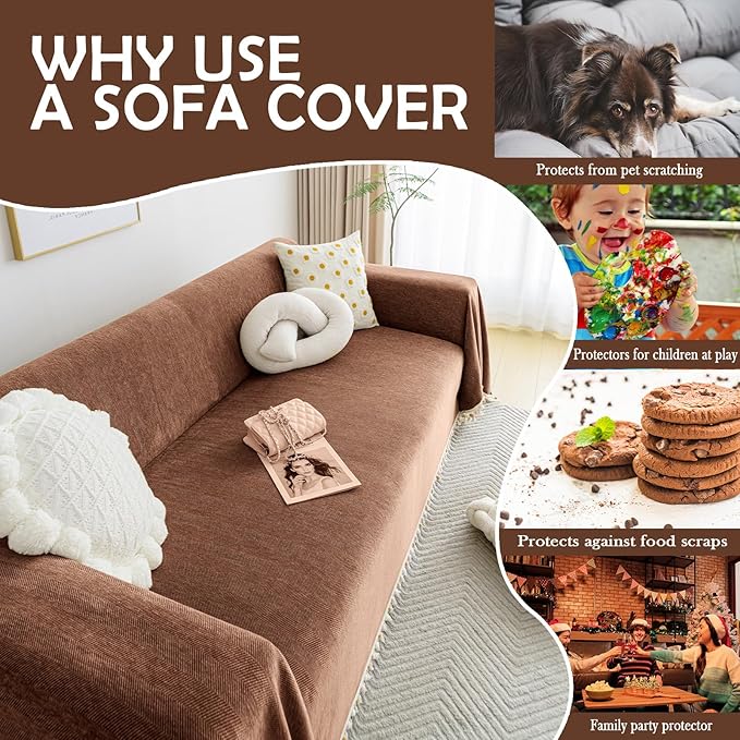 HANDONTIME Boho Style Sofa Cover - Image 4