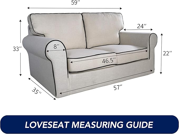 PureFit Super Stretch Sofa Slipcover – Spandex Non Slip Soft Couch Sofa Cover - Image 6