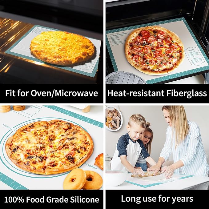 Non-Stick Silicone Pastry Mat, Silicone Baking Mat - Image 2