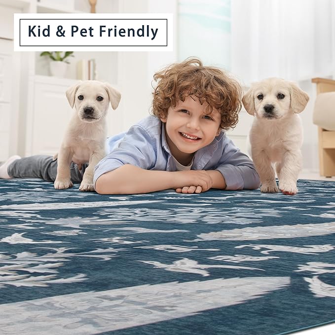 Washable Rugs 8x10 Area Rugs for Living Room, Dining Room- Large Ultra Soft - Image 6