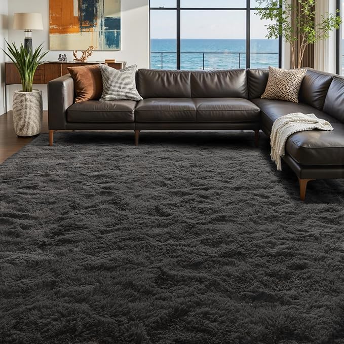 9x12 Ft Extra Large Shag Rugs for Living Room, Ultra Soft Fluffy Furry Area - Image 2