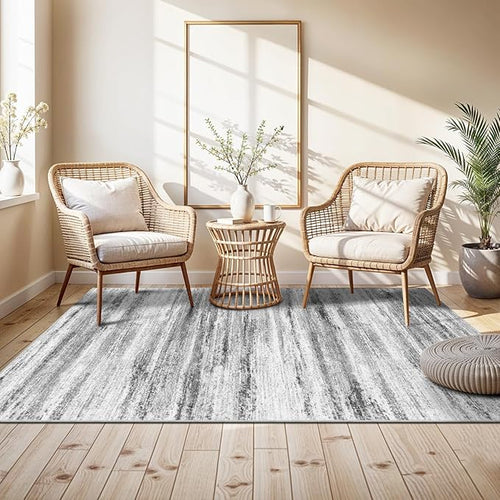 4x5 Area Rugs for Entryway Washable: Easy-to-Clean Rug for Office Kitchen - Image 2