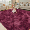 Rugs for Living Room 6x9, Alfombras para Salas Shag Large Plush Soft Area Rug by Junhejiamei