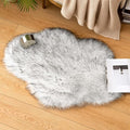 MIULEE Fluffy Rug Soft Shaggy Faux Fur Area Rug Luxury Plush Cloud Shape Carpet by MIULEE