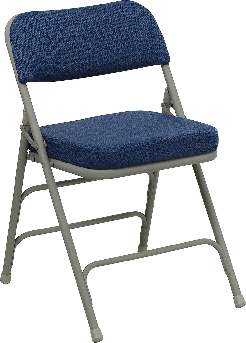 Flash Furniture Hercules Series Metal Folding Chairs with Cushioned Seat, Fab...