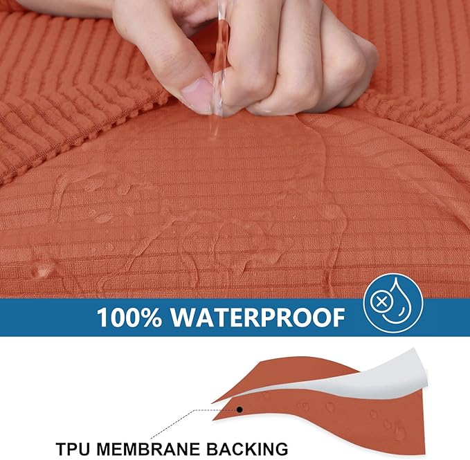 hyha Waterproof Couch Cushion Covers - Image 4