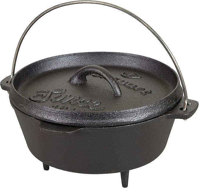 Stansport Pre-Seasoned Cast Iron Dutch Oven by Stansport