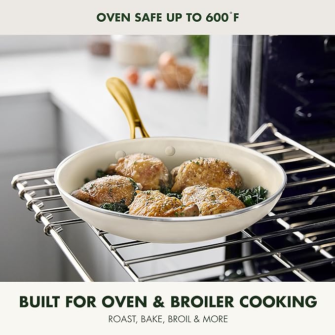 GreenPan Swift 10" Ceramic Nonstick Frying Pan Skillet, PFAS & PFOA-...