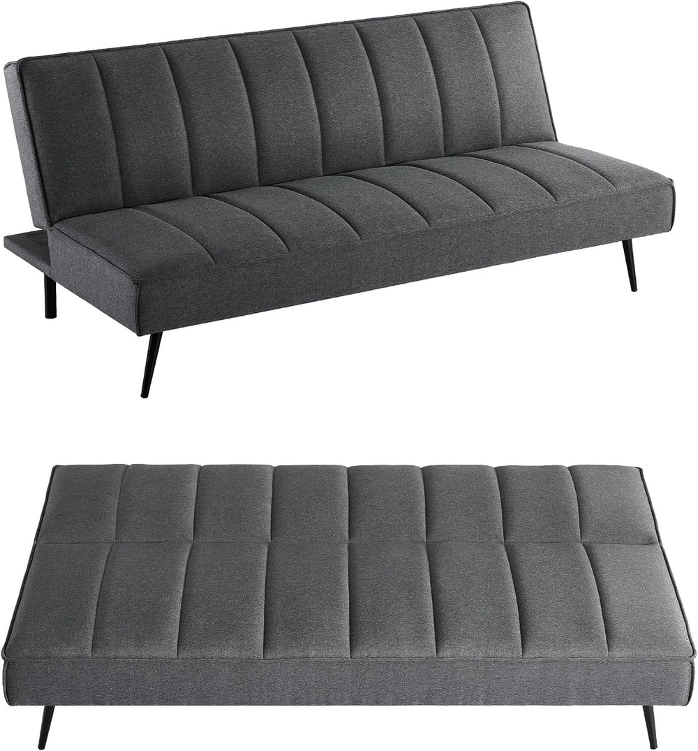 Zinus Quinn Sleeper Sofa, Convertible Sofa, Futon Sofa Bed, 2 in 1 Folding So...