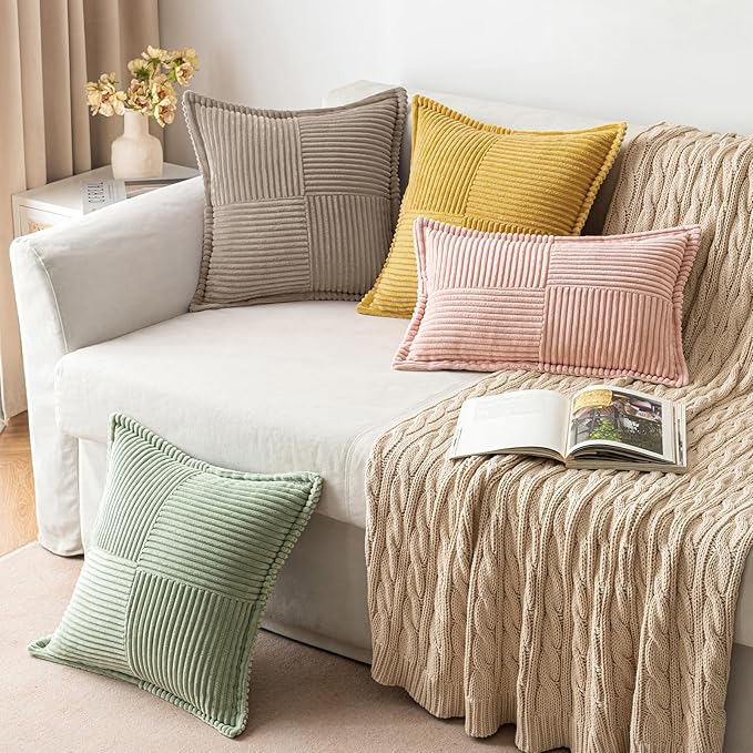 MIULEE Decorative Lumbar Throw Pillow Covers - Image 5