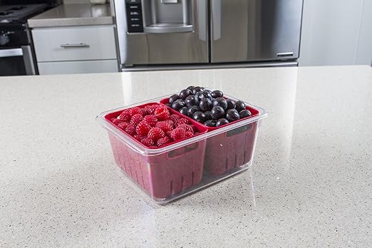 Kitchen Spaces Twin Colander Food Storage Container, Strainer and Fridge - Image 5
