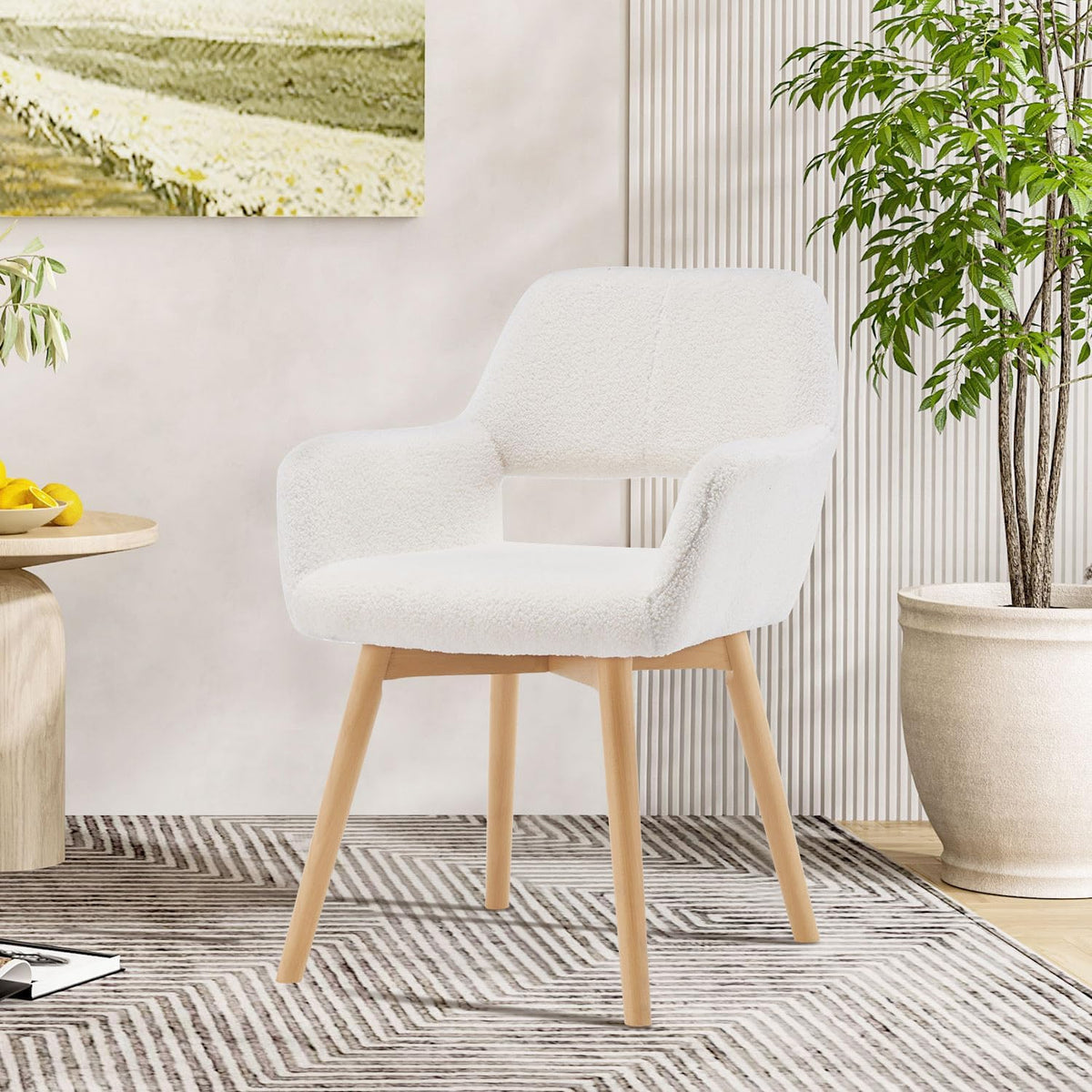 desk chair no wheels vanity chair makeup chair, main product view
