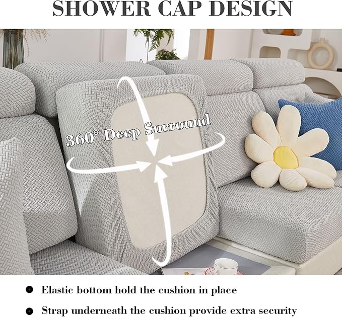 Sofa Covers Couch Covers for Sofa Pet Friendly Couch Cushion Covers Universal - Image 4