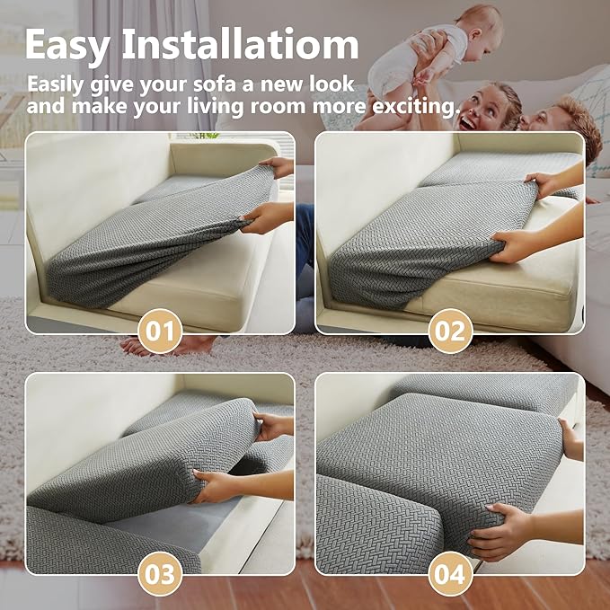 Couch Cushion Covers for Sofa Couch Covers Wear-Resistant Universal Sofa Cover - Image 8