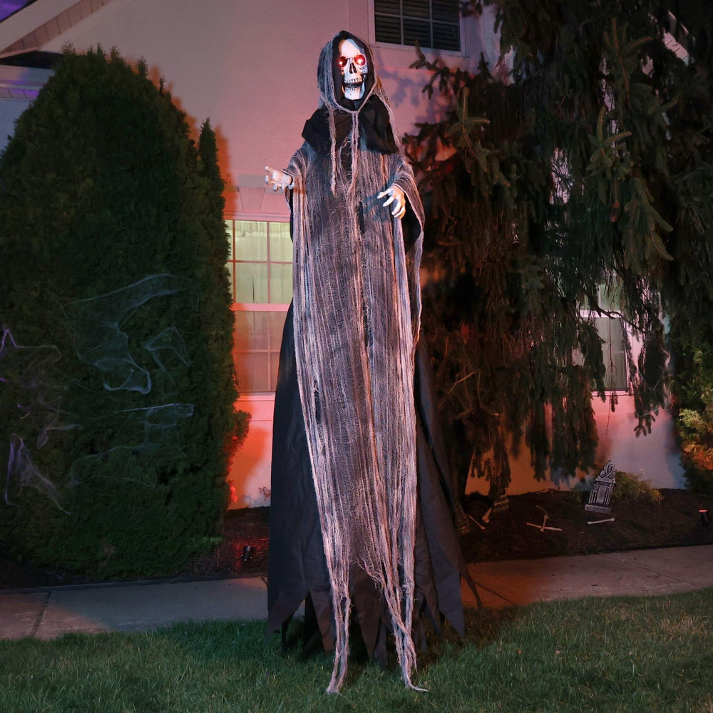 Haunted Hill Farm 7.1-Ft. Reaper Halloween Animatronic