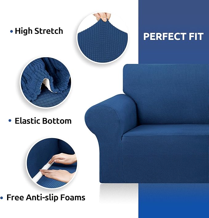 KEKUOU Stretch Oversized Sofa Slipcover 1 Piece Couch Sofa Cover Furniture - Image 6