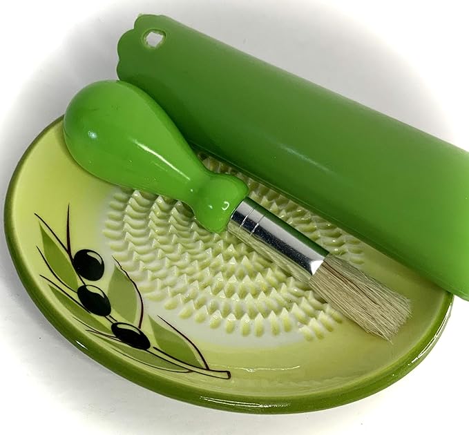 BonCera, All-in-one Premium Ceramic Garlic Grater Plate 4-Piece Set - Image 9