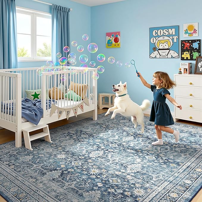 Lofus 10x14 Area Rug for Living Room, Soft Boho Carpets for Bedroom Dining Room - Image 6