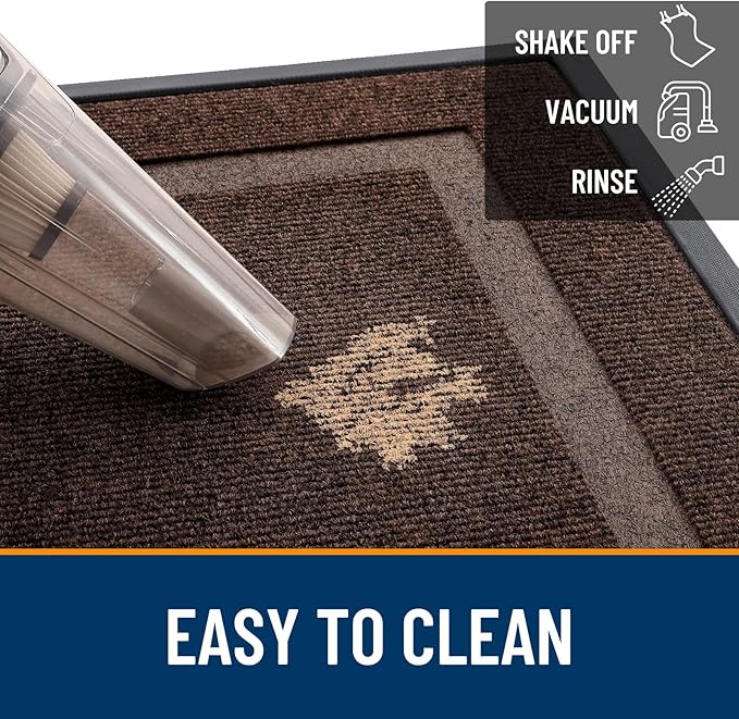 OLANLY Front Door Mat Indoor Outdoor Entrance, Waterproof All-Season, - Image 6